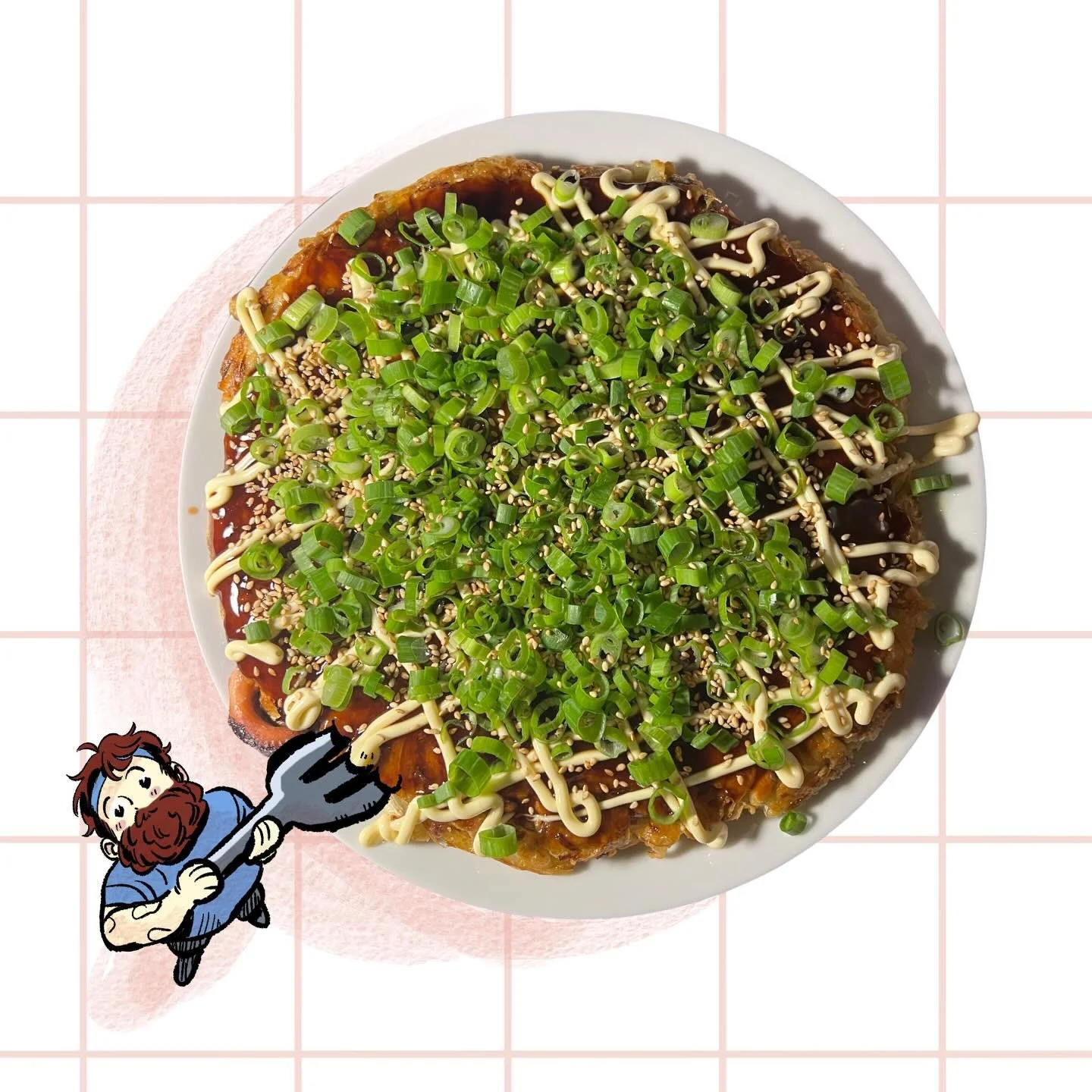 Wanna eat cabbage but tired of the same old Irish style? Try Japanese style! Big, fluffy, crispy, creamy cabbage pancakes, filled with your choice of either pork, seafood, vegetarian or combo! All choices come with a side of pickled daikon and garlic