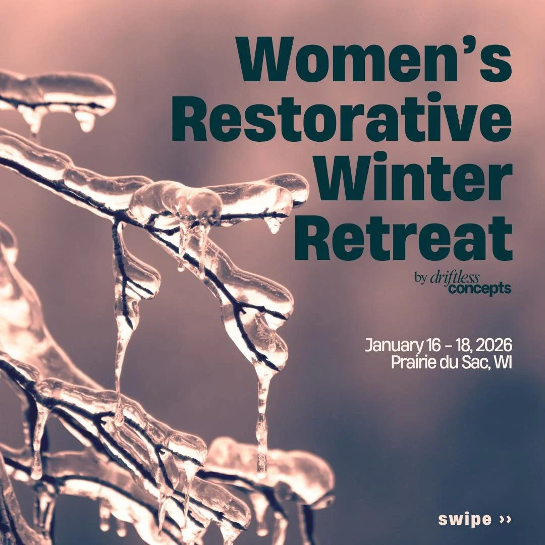 ✨ Ready to reserve your spot? ✨

The Annual Women&rsquo;s Restorative Winter Retreat in the Driftless Region is CLOSE to opening up for registration! 🌾

📅 Retreat Weekend: 1/16 - 1/18
📍 New Location: The Abbey at Otter Creek
💲 Investment: $499 - 