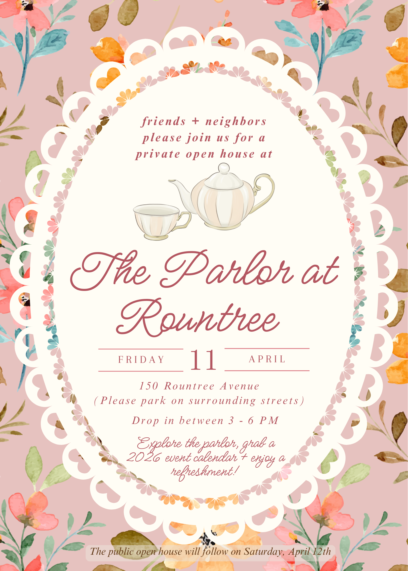 Friends + Family Open House