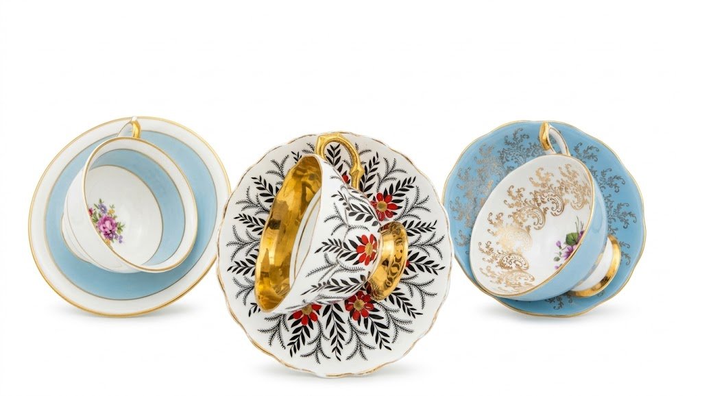 Tea Cup + Saucer - $1.25/set