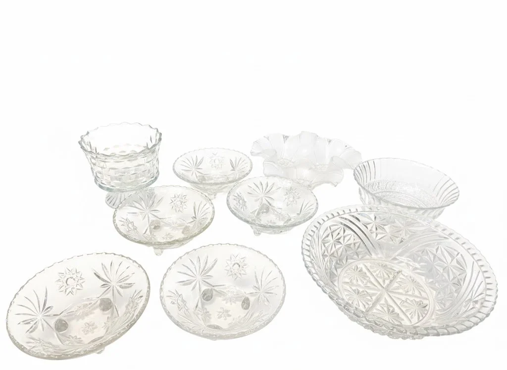 Assorted Crystal Bowls - $3/Bowl