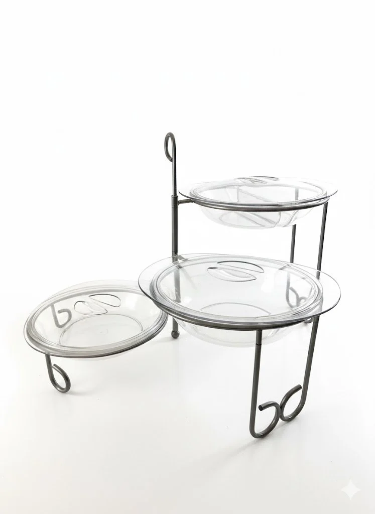 Tiered Serving Tray - $7