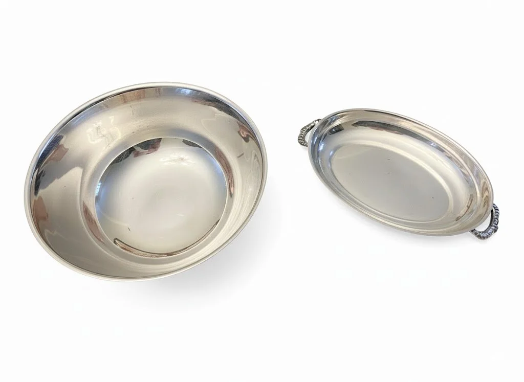 Antique Silver Serving Bowls - $3