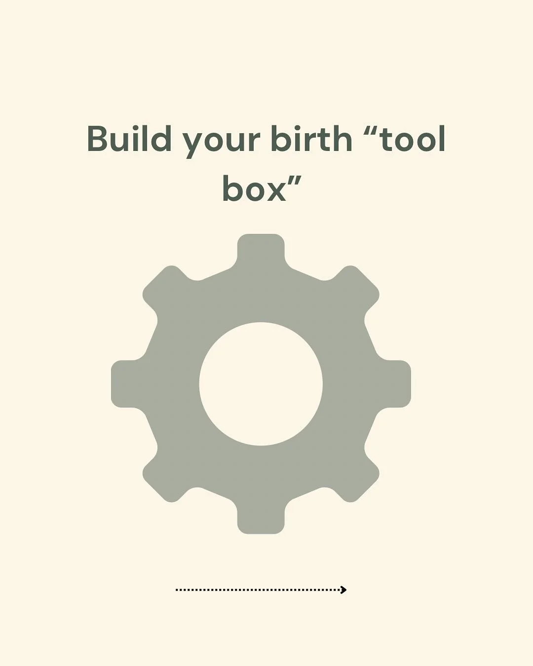 Hey! Collect your tools. Some thoughts.