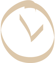 Analog klokkedaske med visere