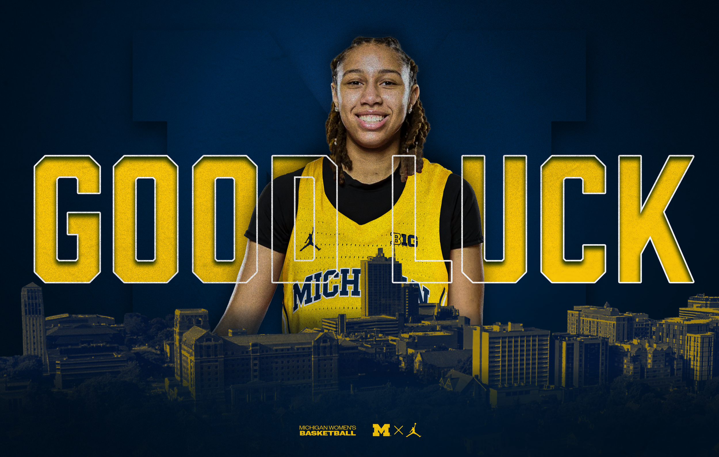 Digital Good Luck template sent out to recruits