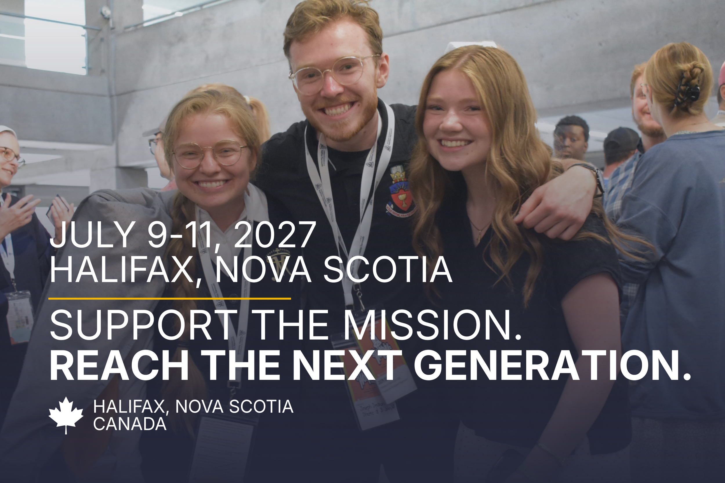 Support the Mission. Reach the Next Generation.
