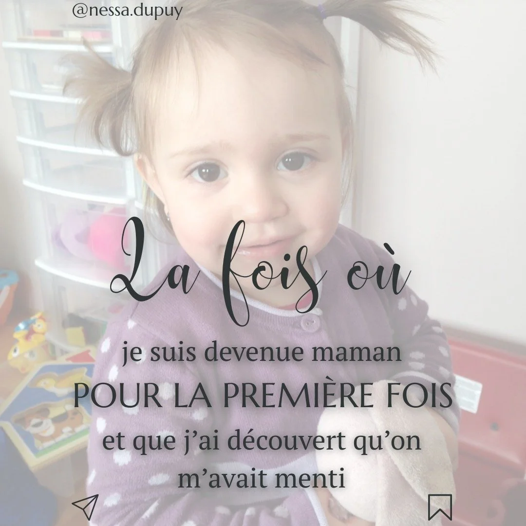 Je me souviens de l'arriv&eacute;e de ma premi&egrave;re fille, il y a 13 ans ...

On m'a toujours vendu cette &eacute;tape comme une illumination instantan&eacute;e, une b&eacute;n&eacute;diction du ciel o&ugrave; l'amour inconditionnel et le savoir