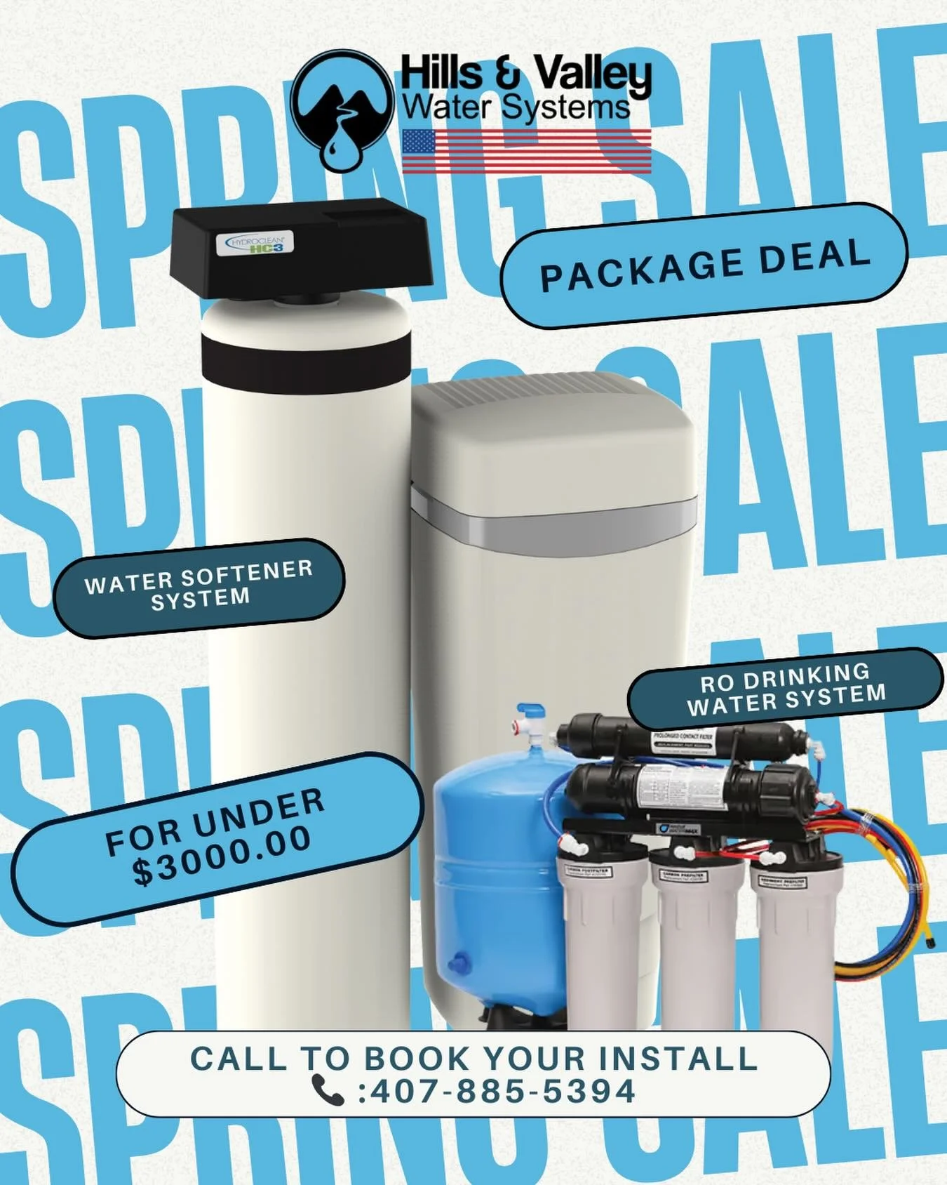 Spring refresh starts at the tap 💦🌷

For a limited time, we&rsquo;re offering a Water Softener + Reverse Osmosis System bundle for under $3,000 &mdash; the ultimate upgrade for your home.

Say goodbye to hard water buildup, dry skin, and cloudy dis