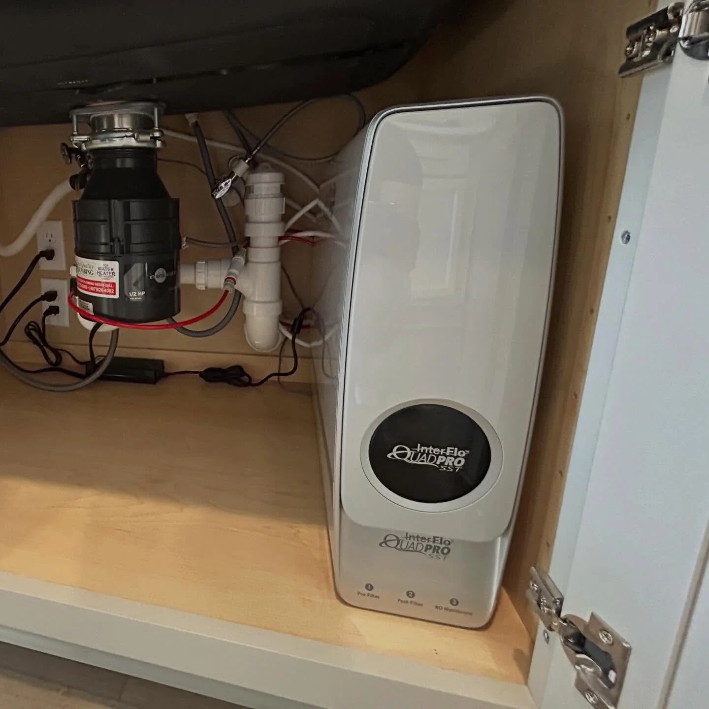 Florida water upgrade complete 💧
We just finished installing an InterFlo QuadPro SST Tankless RO for pure, great-tasting water.
No tank, no refills, just clean water on demand.

DM us to book your install!