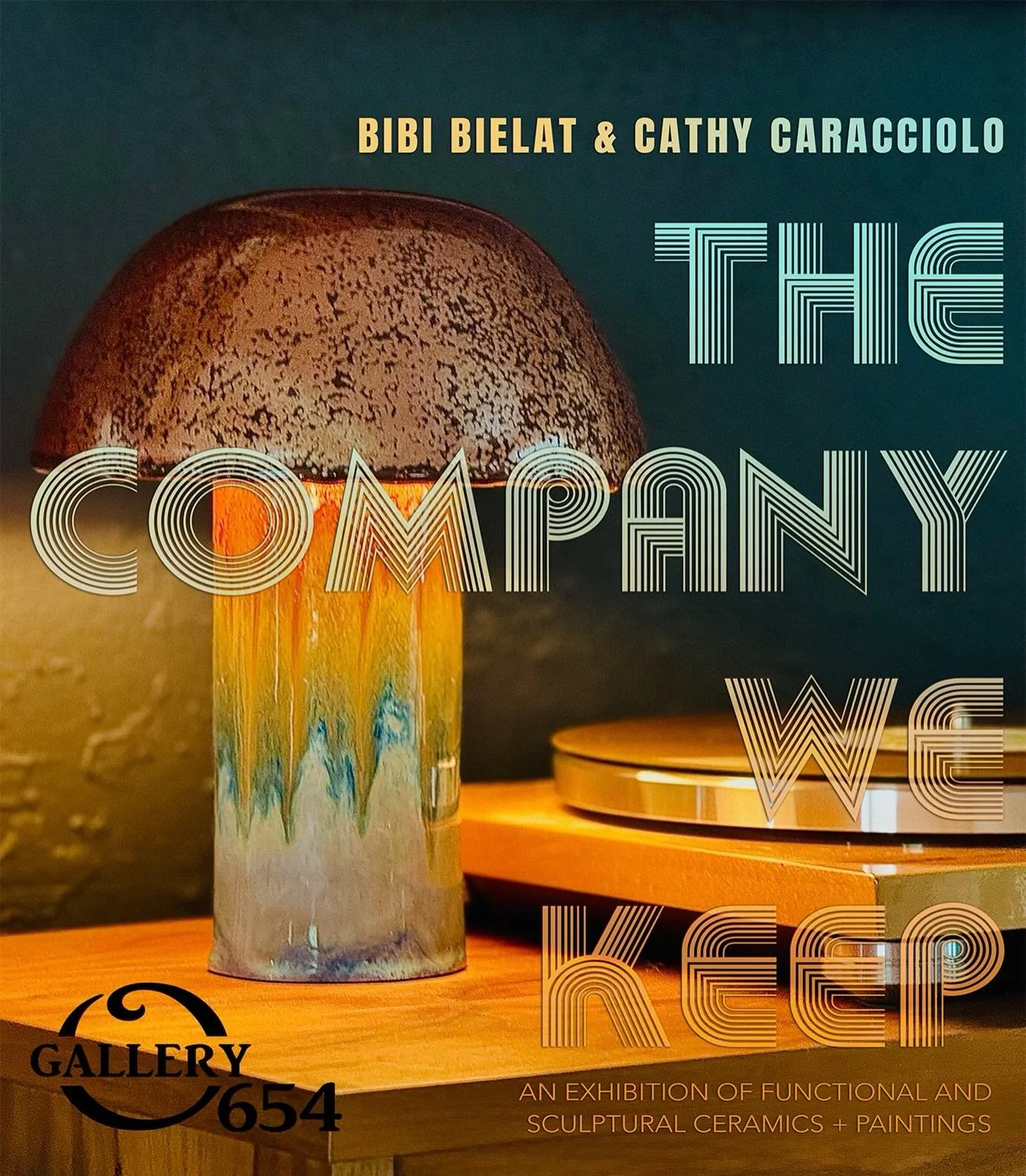 Come join us for ART HOP Thursday March 5th as we celebrate the 
art of Bibi &amp; Cathy at gallery 654 in downtown Fresno!
An amazing variety of ceramic sculptures, lighting and art!
654 Van Ness 
Fresno Ca 
5:00-8:00
Grab a date and come see the be