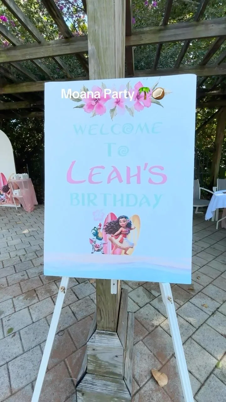 Bringing the magic of Motunui to West Palm | Miami | Fort Lauderdale ✨🌊 Watch this Moana-themed party come to life with stunning details! 🌺🚢 #MoanaParty #WestPalmEvents #MiamiPartyPlanner #FortLauderdaleEvents #fyp