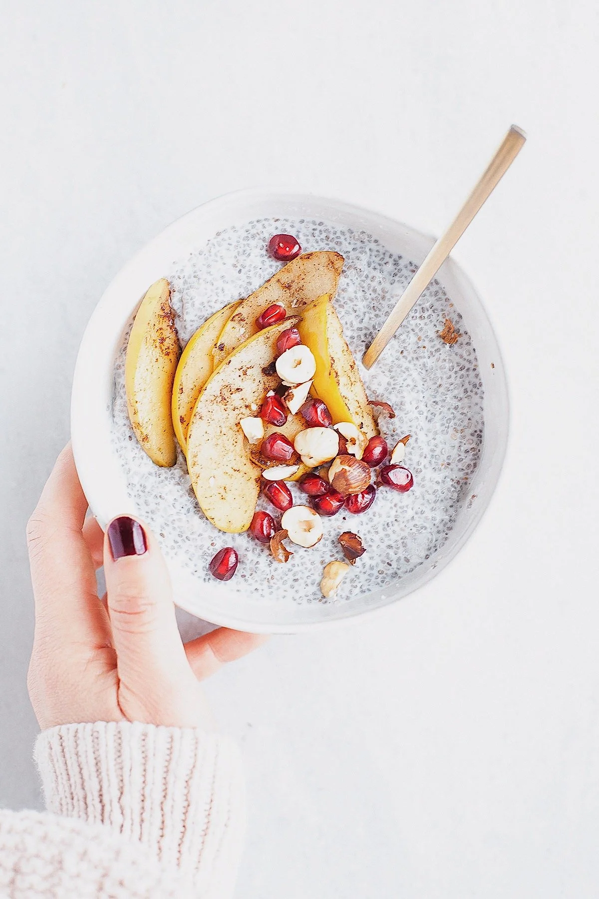 Cinnamon Pear Chia Pudding