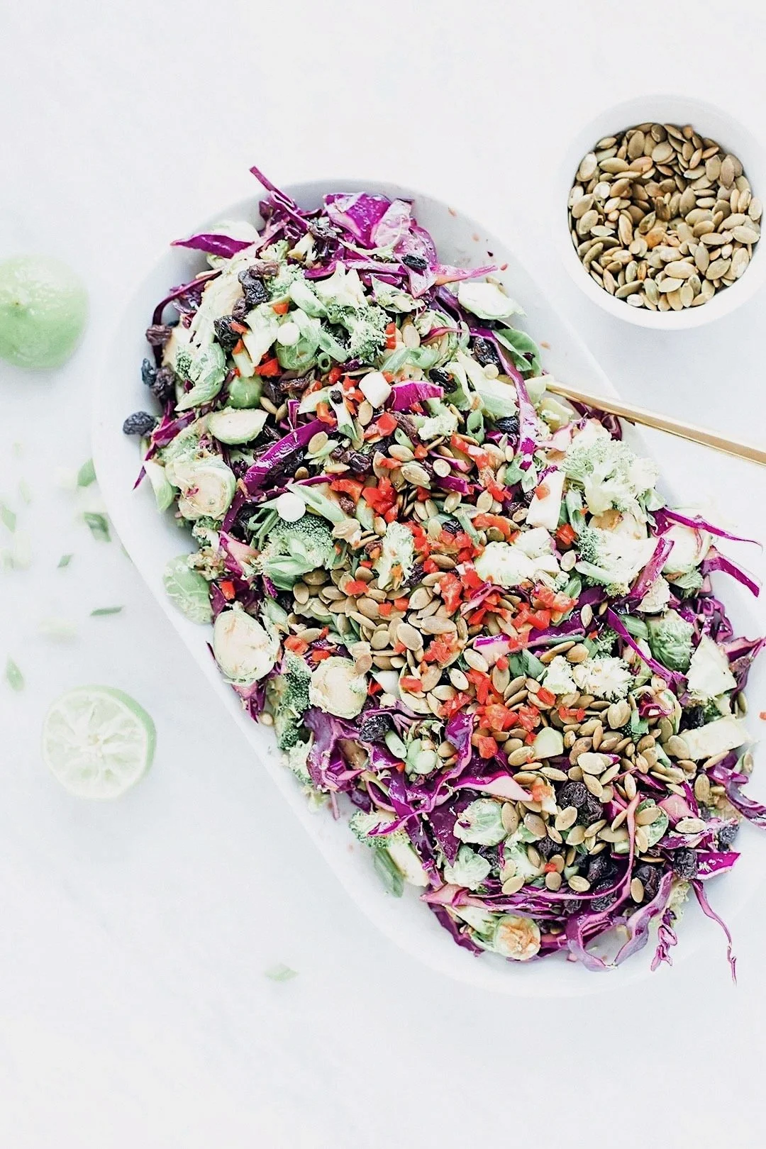 Crunchy Detox Salad with Tamari-Roasted Pumpkin Seeds