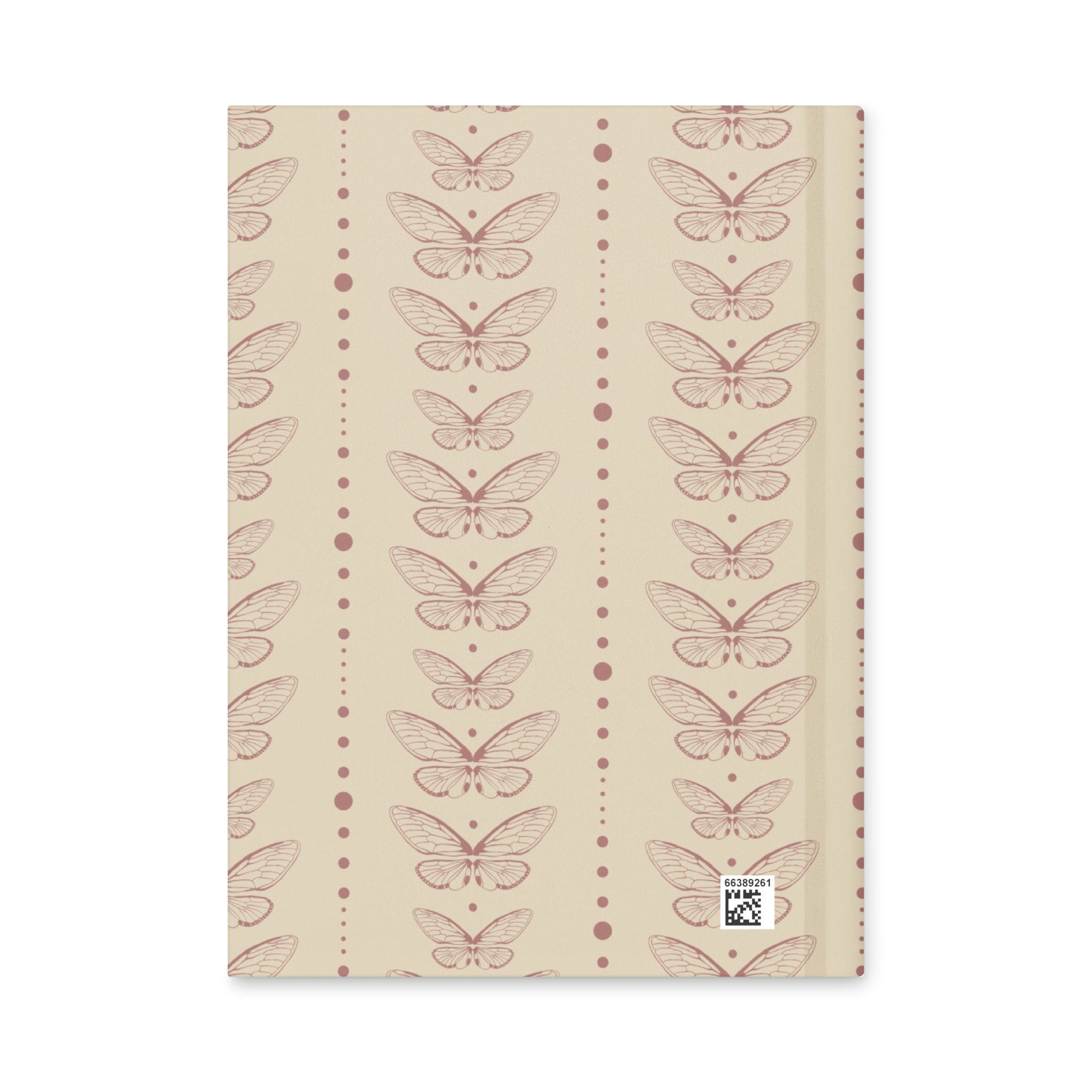 Close-up of Still Wing Archive blank journal with lay-flat spine and matte cover