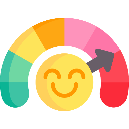 Color-coded gender identity chart with a smiling face in the center and an arrow pointing to the male side.