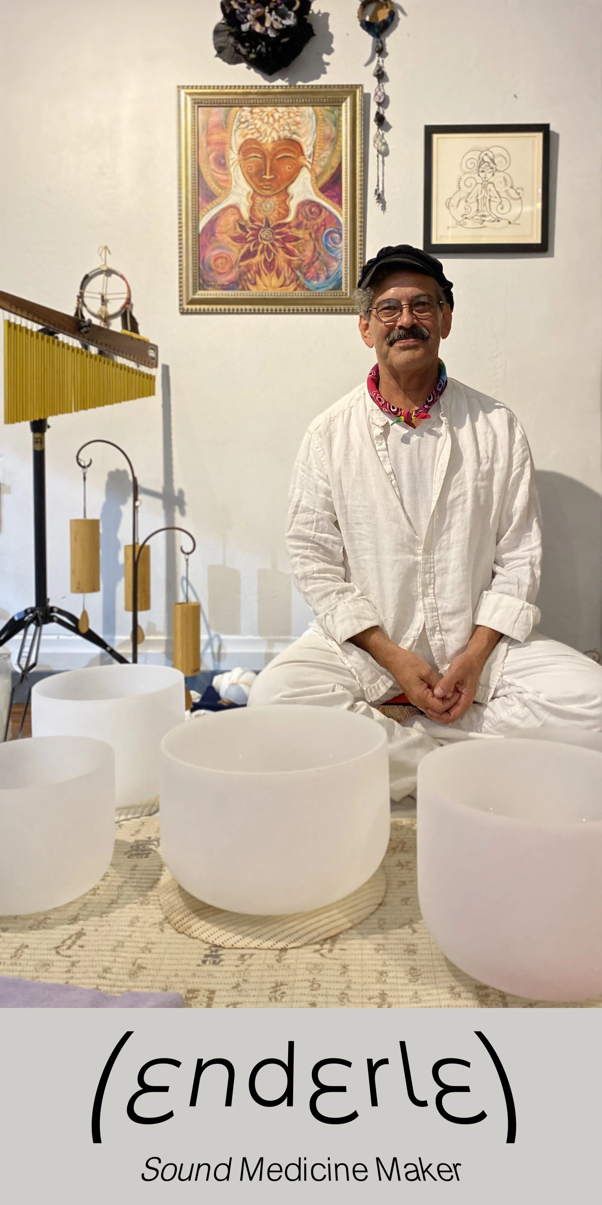 Michael Enderle of Sound Medicine Wheel in San Antonio, Texas