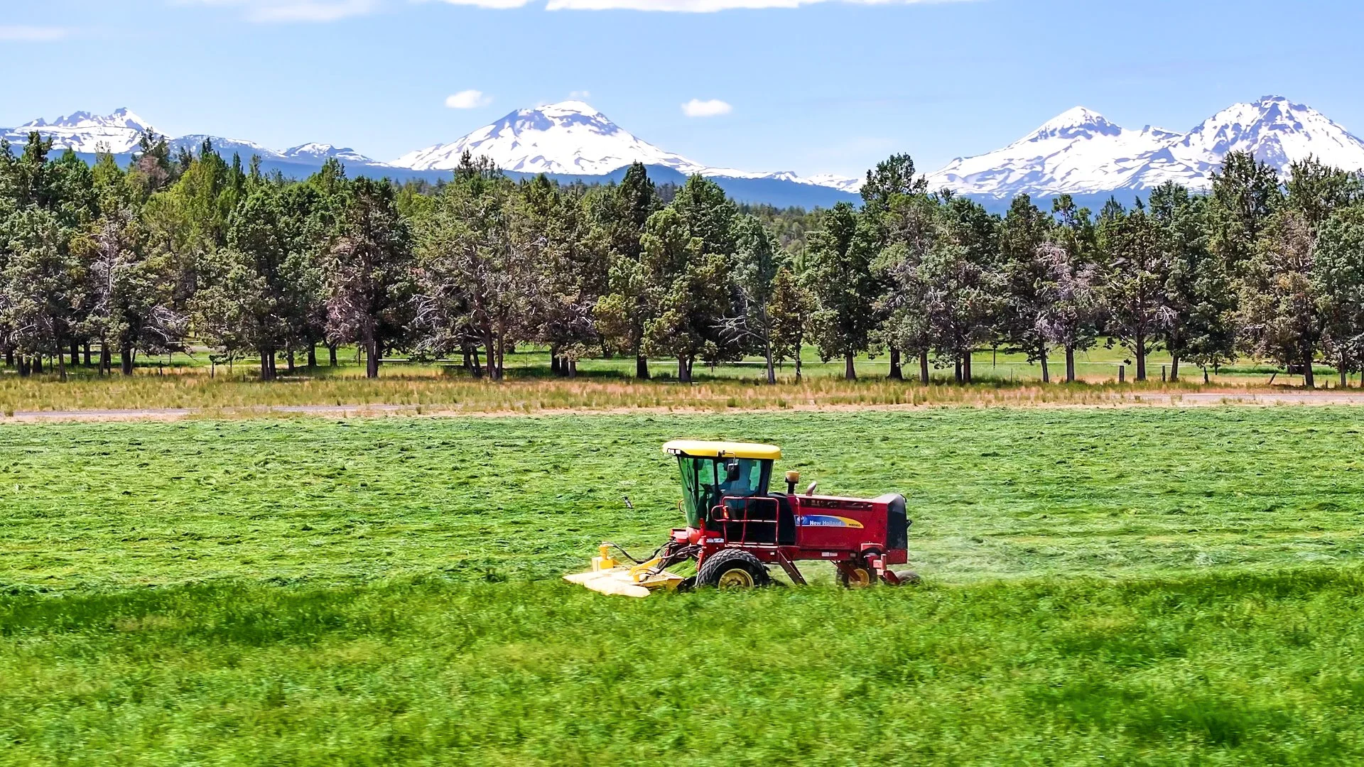 Tumalo Ag - Cutting Hay - Central Oregon