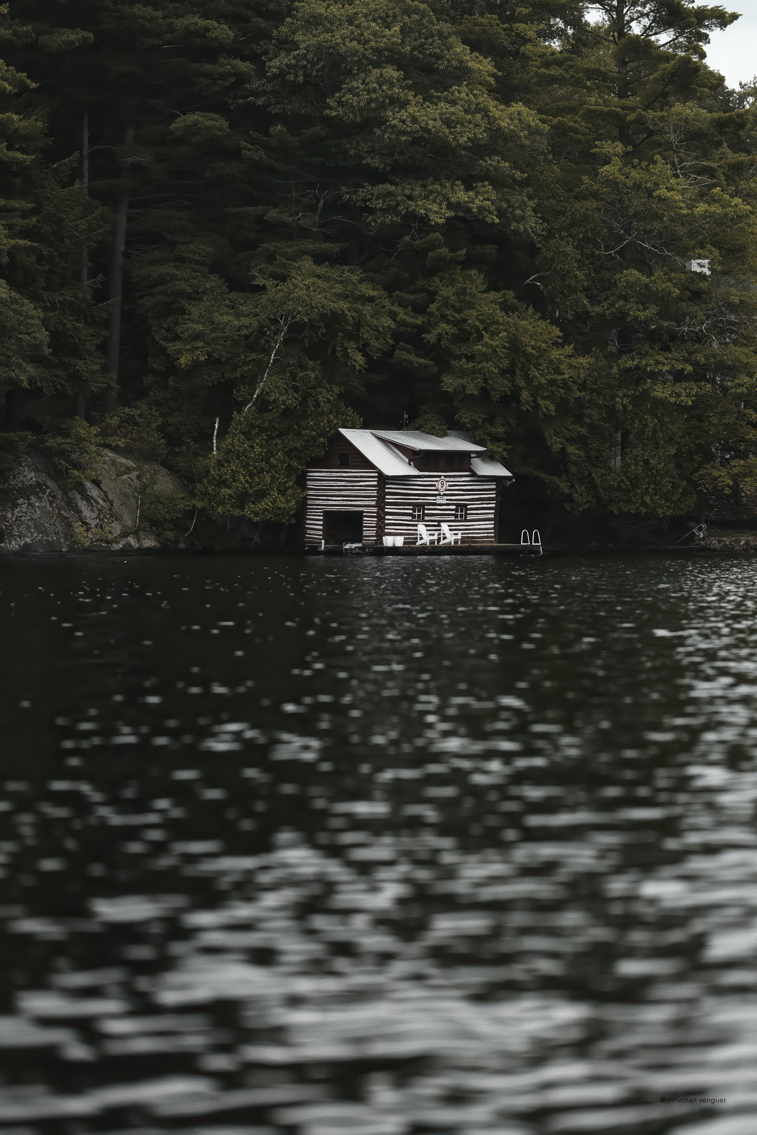 Striped Boathouse