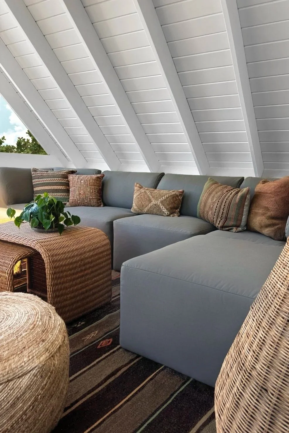 Modern living room designed by Austin interior designer HOLLEYHOUSE