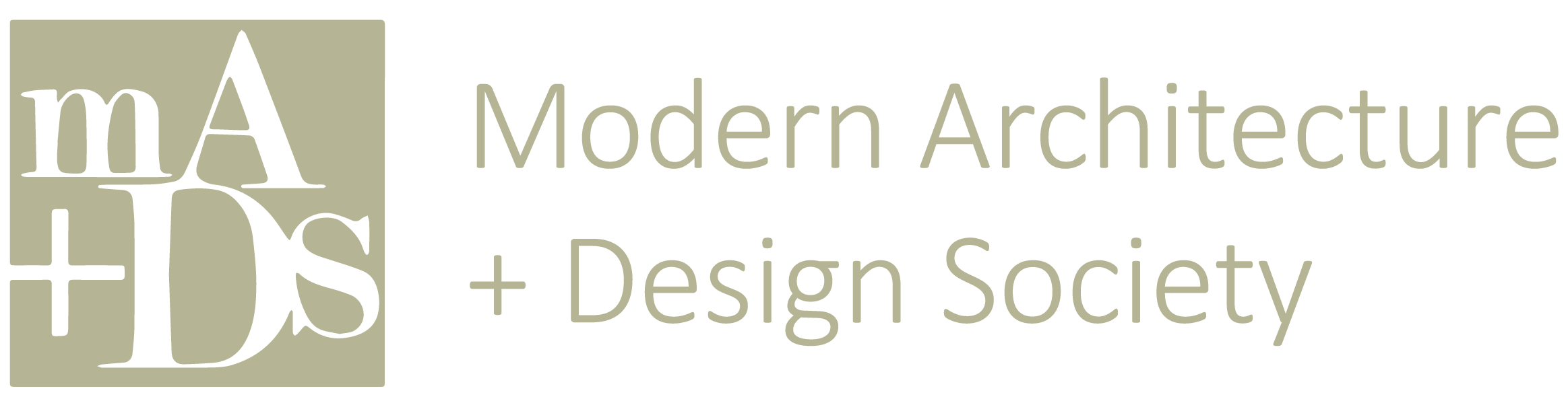 Logo for Modern Architecture + Design Society