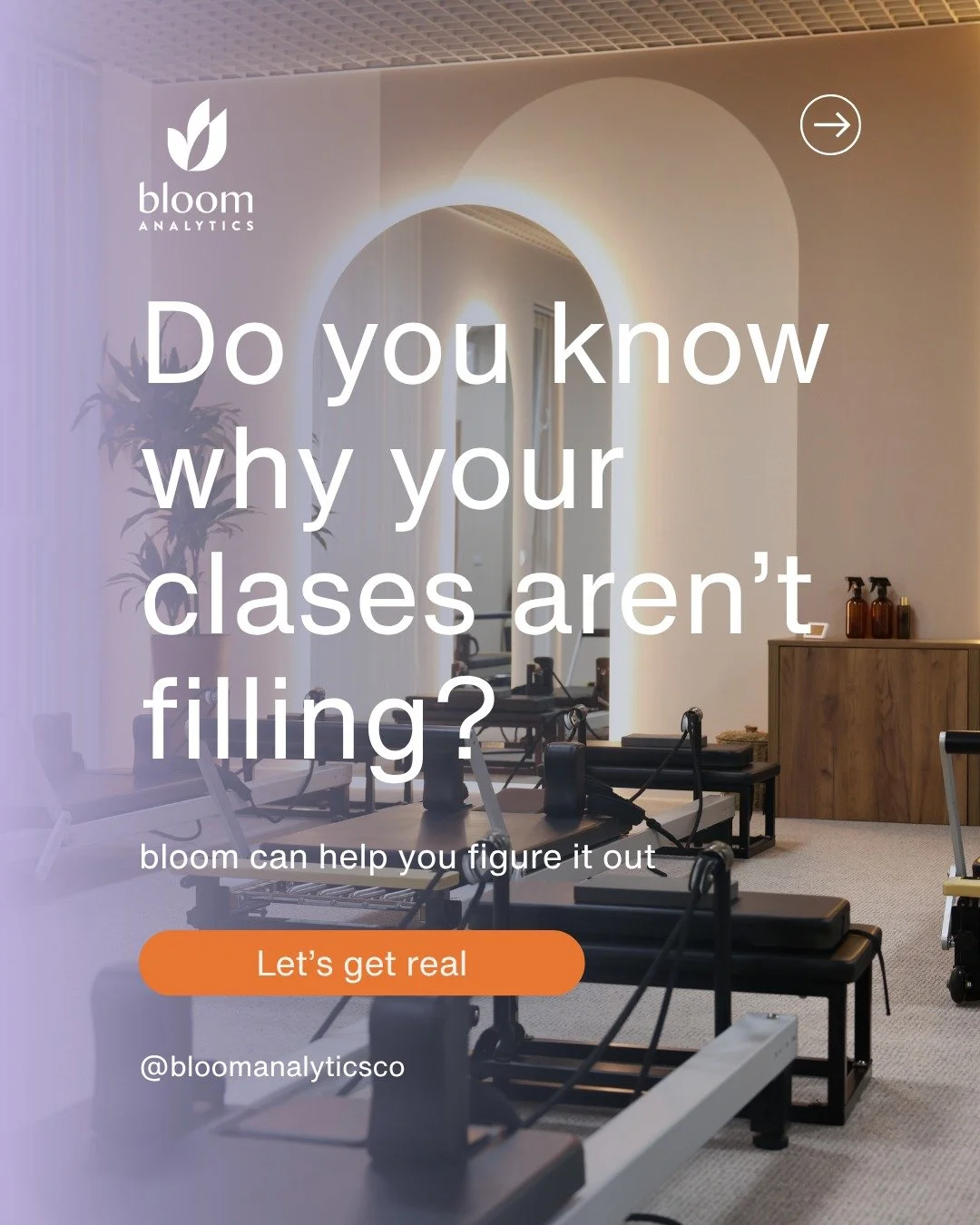 You&rsquo;re doing what you&rsquo;re &ldquo;supposed&rdquo; to do.

It&rsquo;s not because you&rsquo;re not working hard enough.
It&rsquo;s because you don&rsquo;t have visibility into what&rsquo;s actually driving bookings.

Most studios guess:
&bul