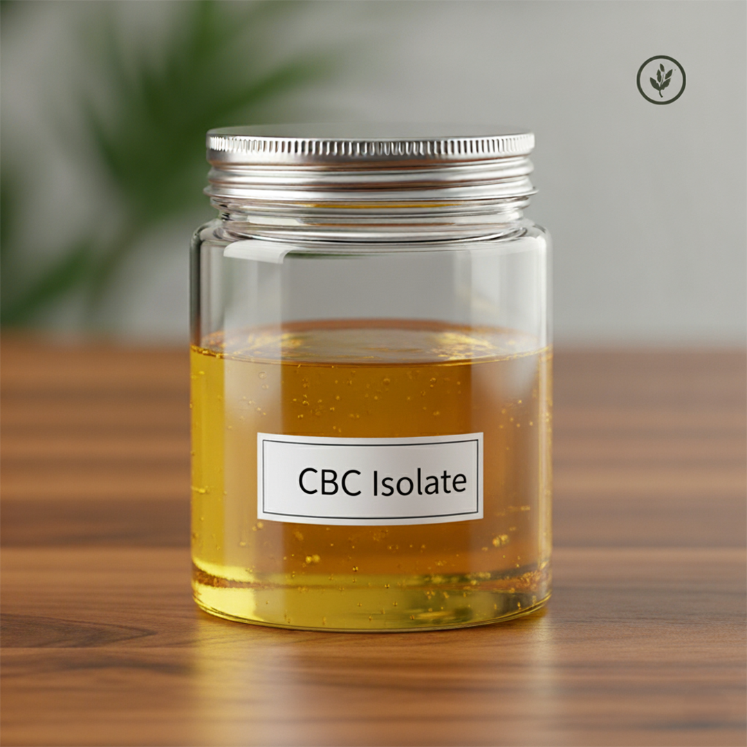 CBC isolate is a pure, crystalline powder made up of 99% cannabichromene (CBC). It contains no other cannabinoids, terpenes, or plant materials, offering only the isolated compound in its cleanest form. Its purity makes it ideal for precise formulati