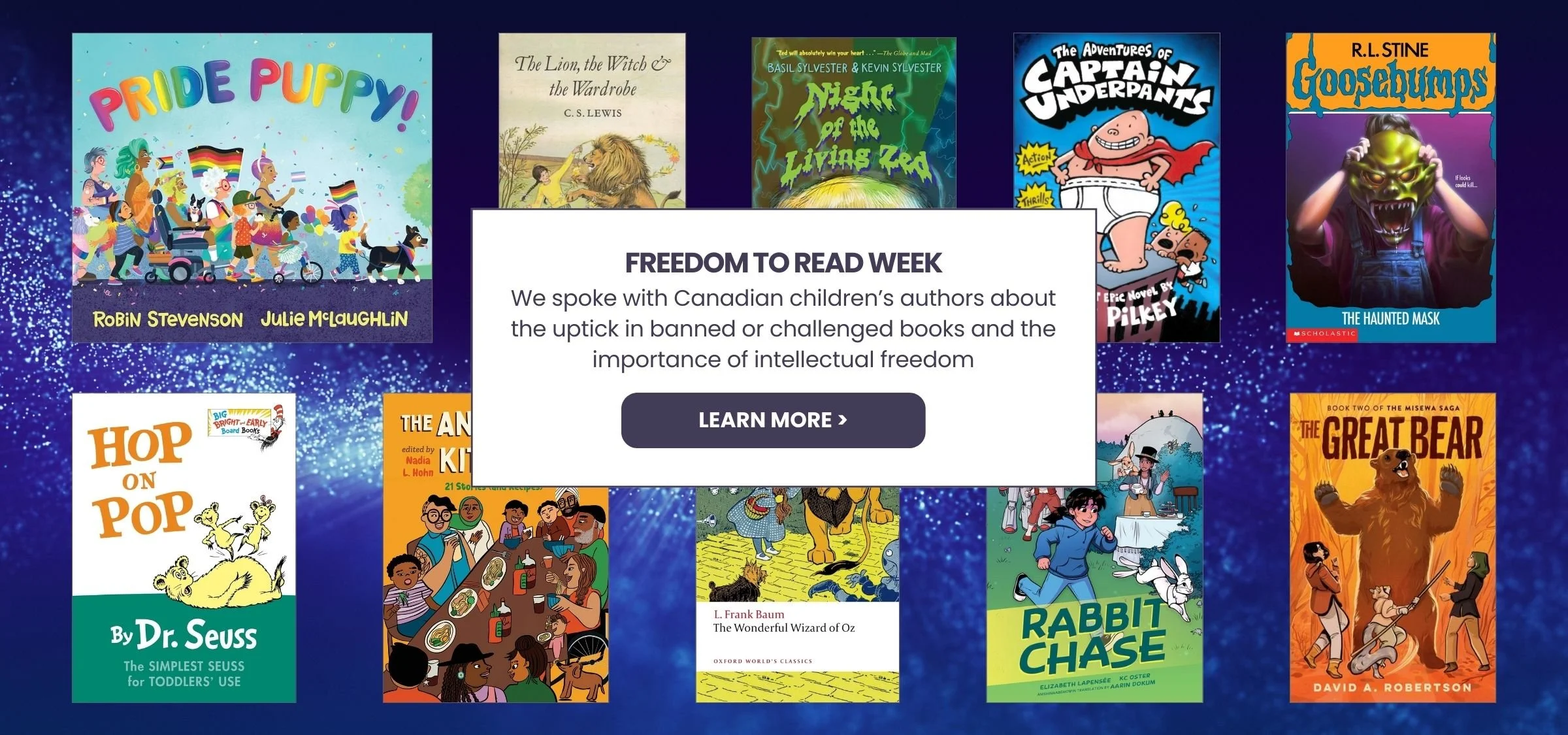 Book challenges are at an all-time high in Canada with most complaints targeting books for children and teens.  In celebration of Freedom to Read Week, we spoke with Canadian children’s authors Mary Beth Leatherdale, David A. Robertson, and Robin Ste