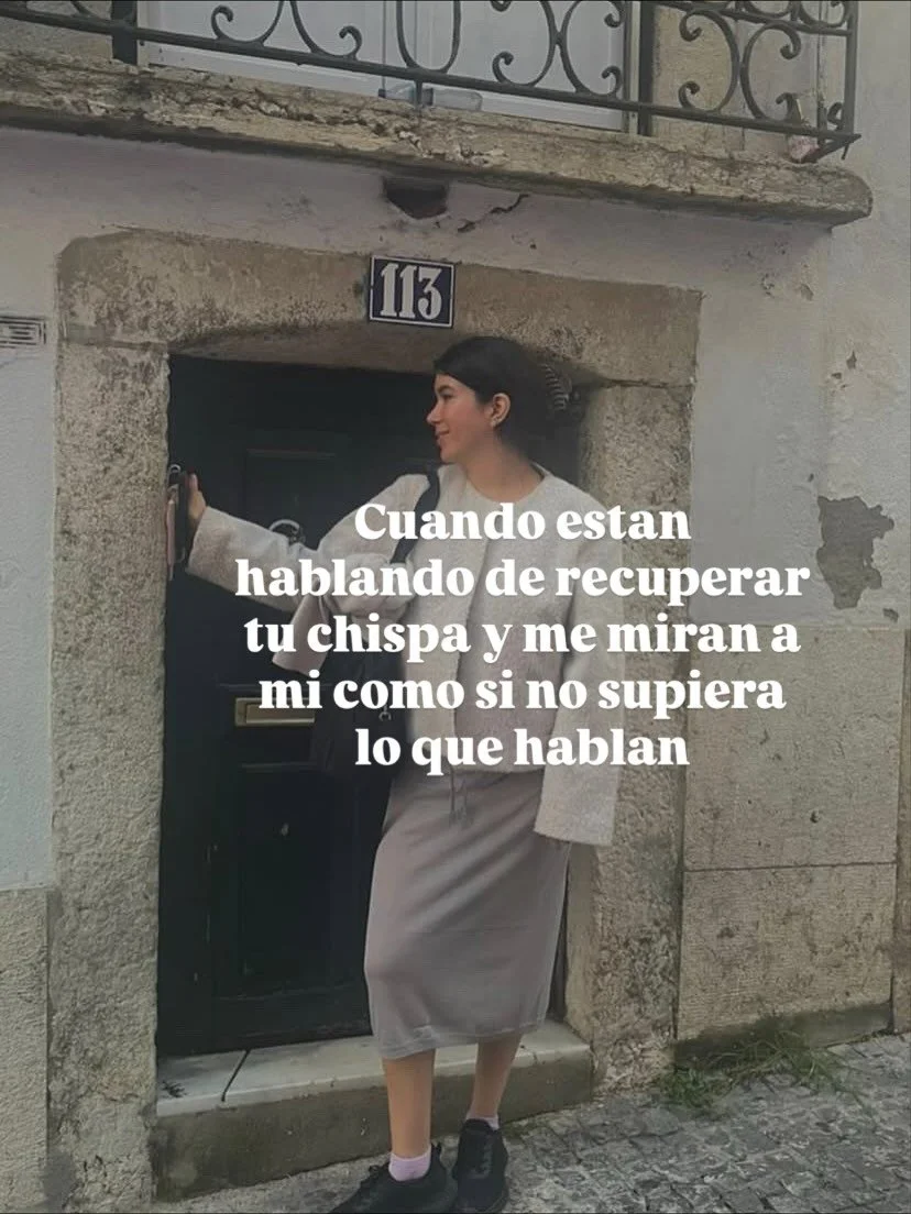 La papada. Solo dir&eacute; eso.

Todo lo que har&iacute;a para volver a recuperar mi chispa - En mi substack ❤️

Comenta SUBSTACK 
Para enviarte el link