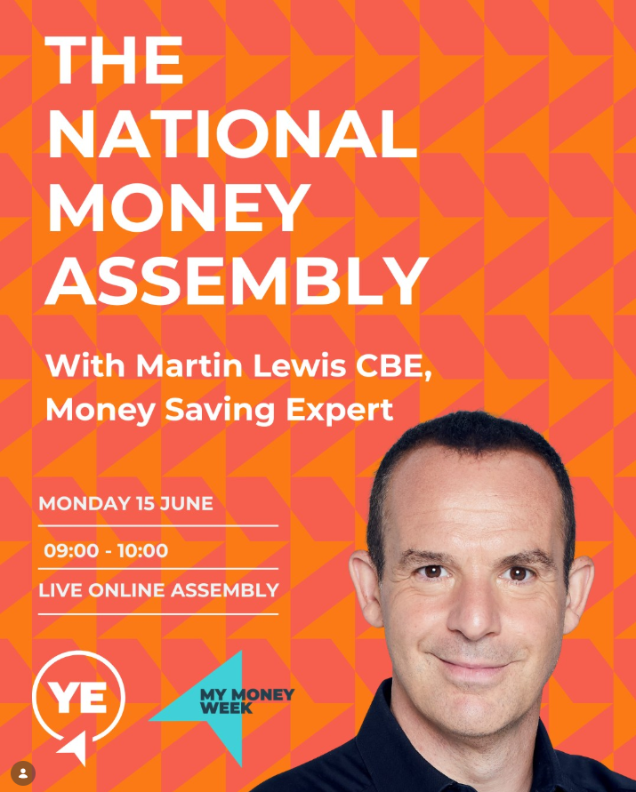 Young Enterprise's First-Ever National Money Assembly with Martin Lewis CBE