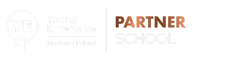 White Partner School logo version