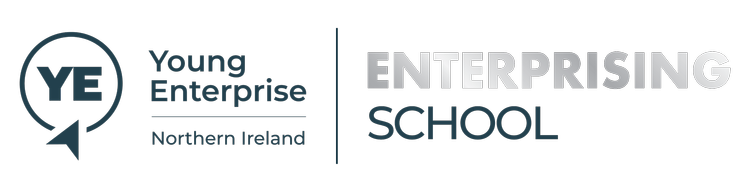 Navy blue Enterprising School logo version