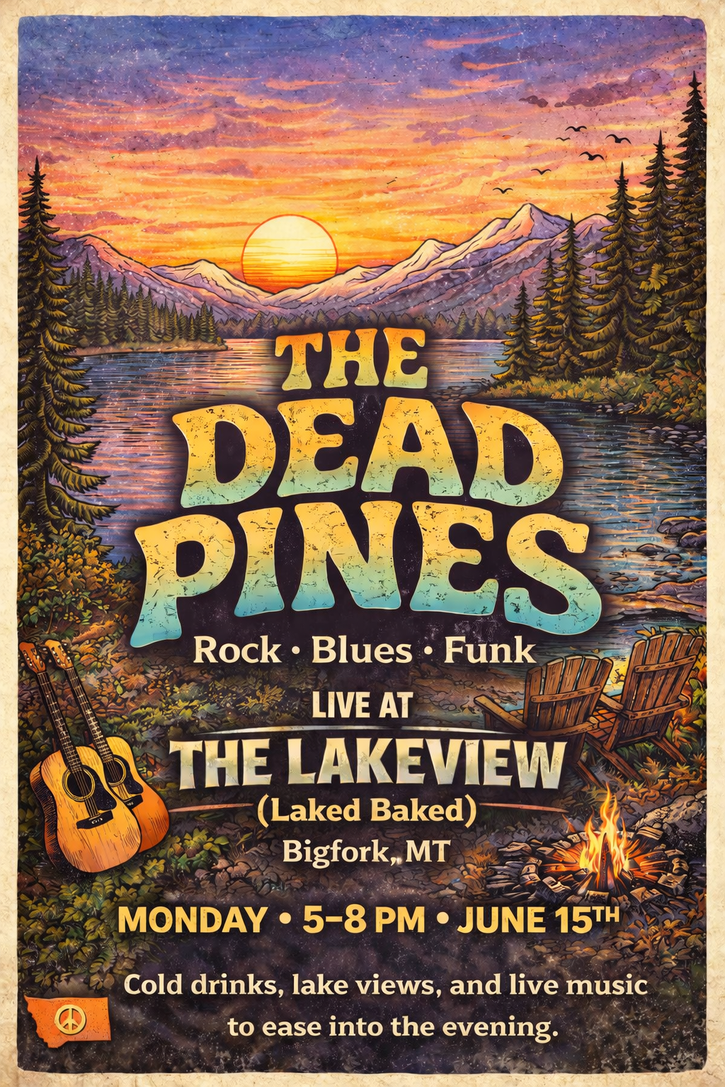 Live @ Riverview (Lake Baked) in Bigfork