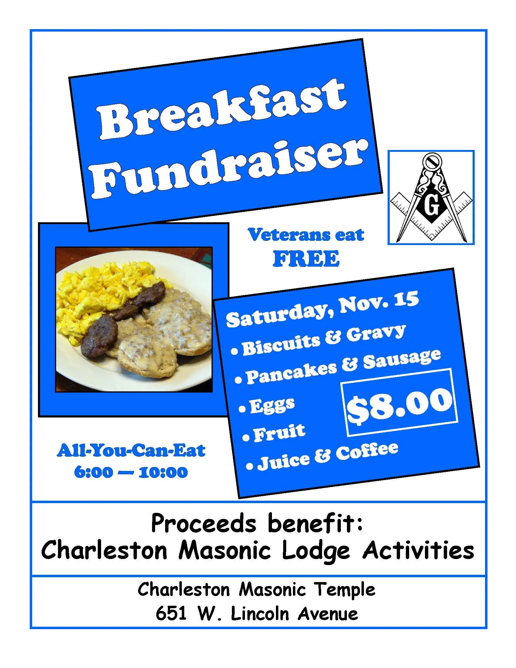 Veteran’s Day Breakfast