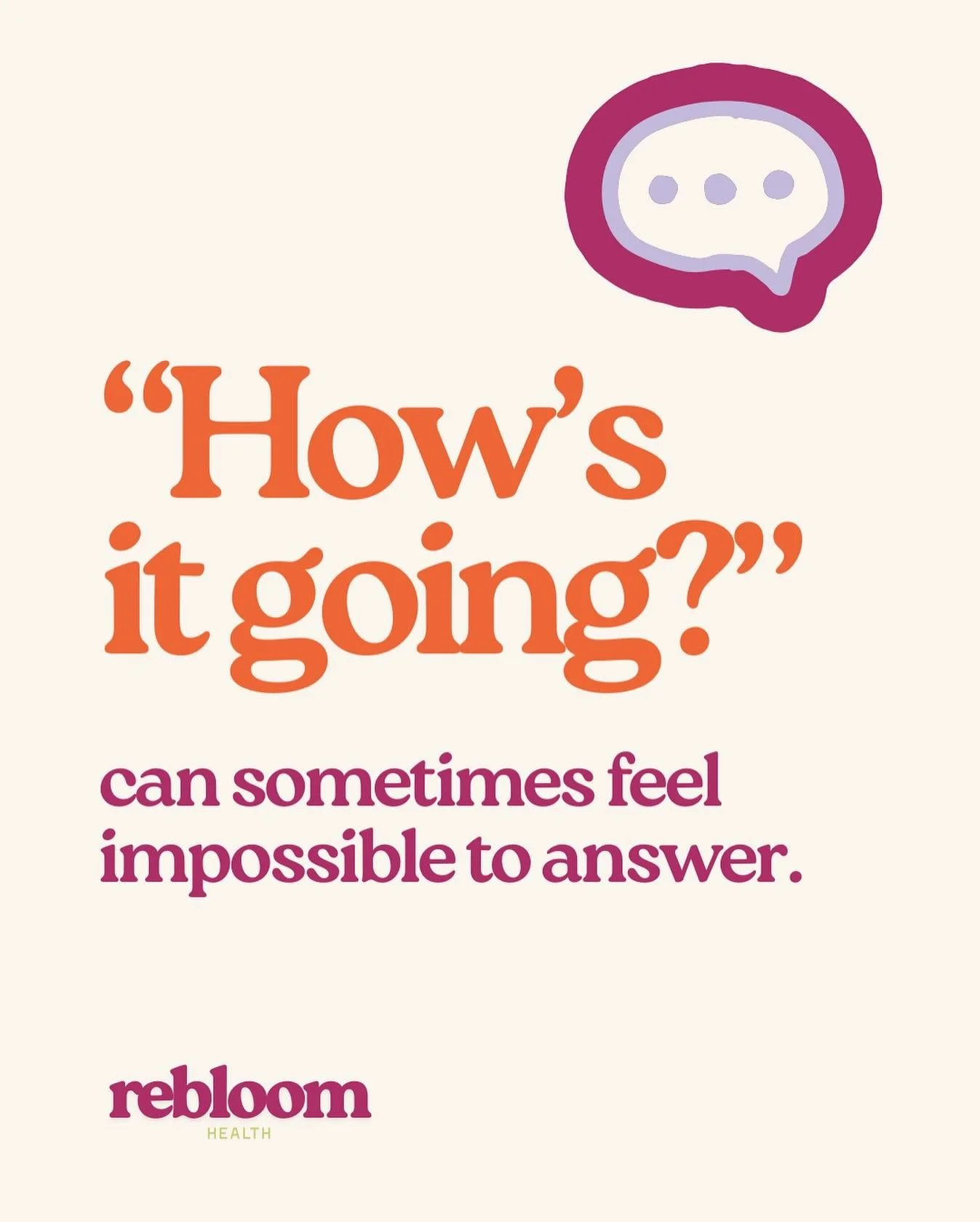 For someone navigating loss, that question can bring a wave of anxiety. 

If you want to check in with care, try asking something more specific:

💬 &ldquo;I know mornings can be hard lately. How did today start off for you?&rdquo;
💬 &ldquo;I was th