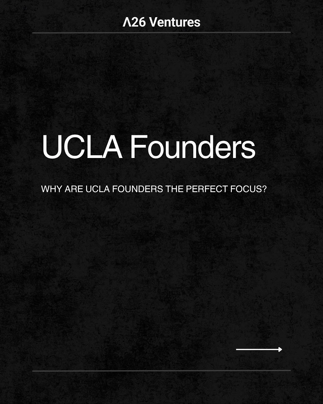 Why do we focus on UCLA founders? 
Because the foundation is already here: a proven track record of disruptive companies, cross-disciplinary talent, one of the world&rsquo;s strongest alumni networks, and the resilience to balance startups with acade