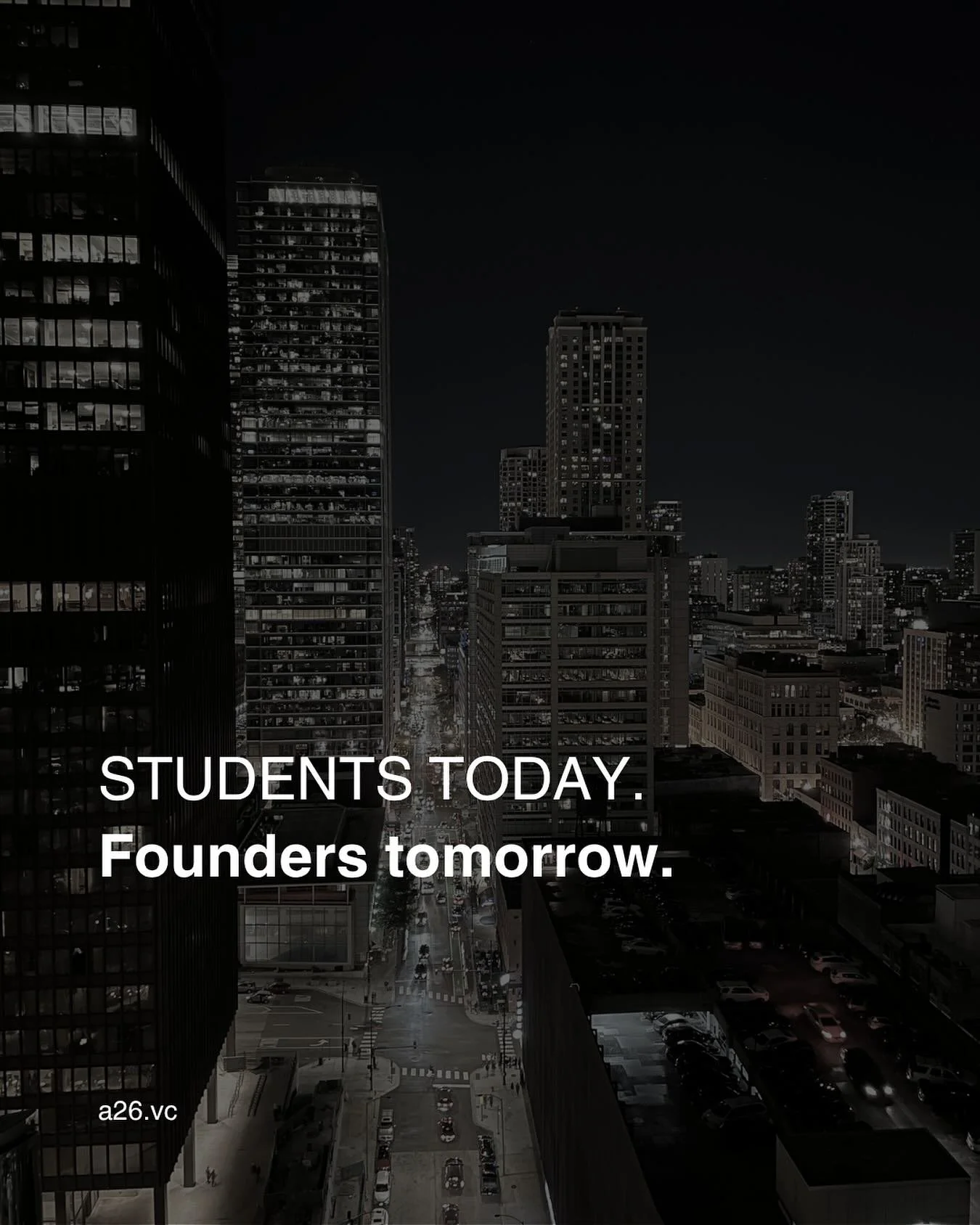 At A26, we believe the next generation of founders is already here. We are learning, building, and shaping the future of venture capital, one deal, one idea, and one startup at a time.

#A26Ventures #VentureCapital #StudentFounders #FutureOfVC #Entre