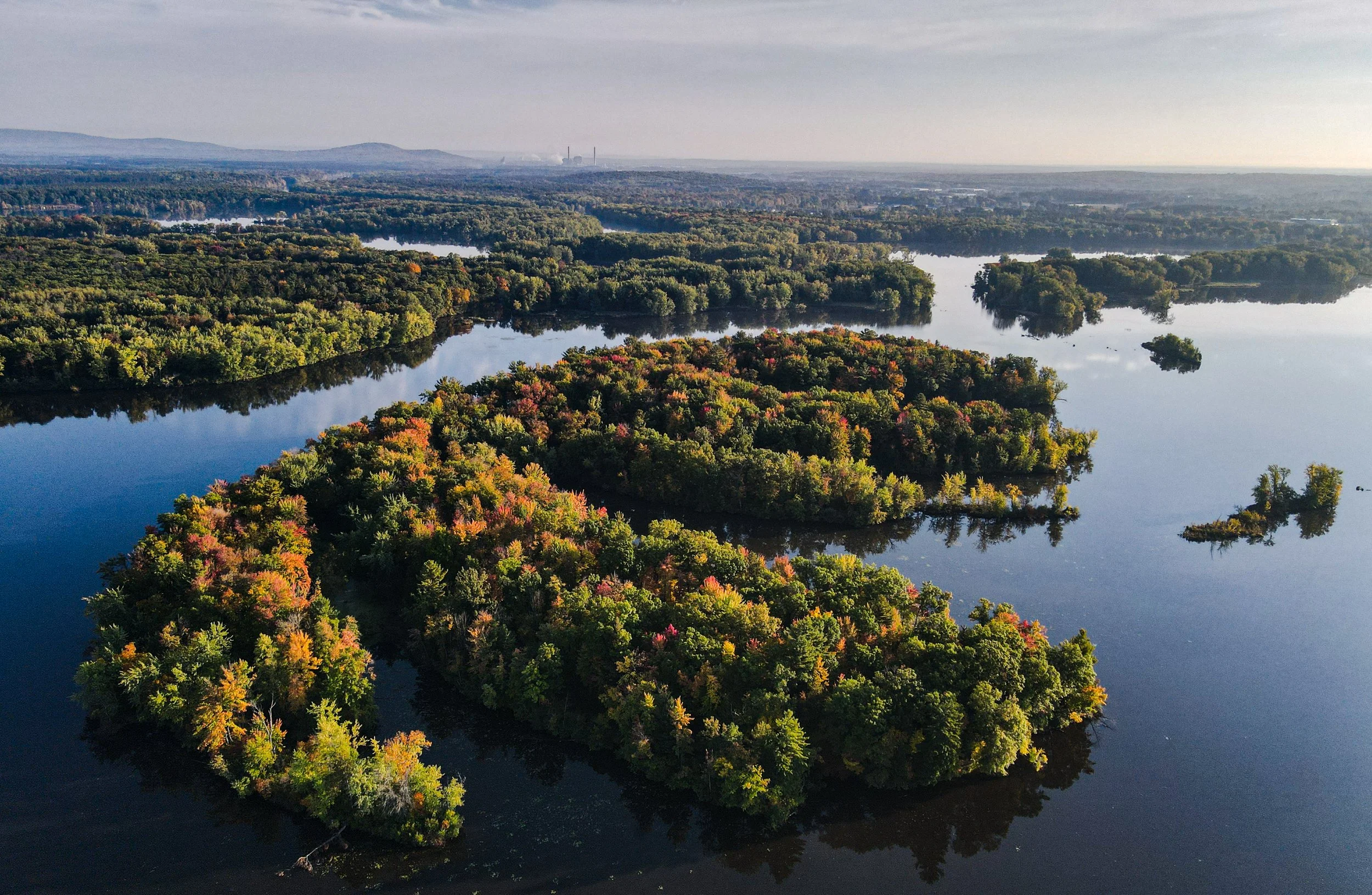 Wisconsin River Fall Island