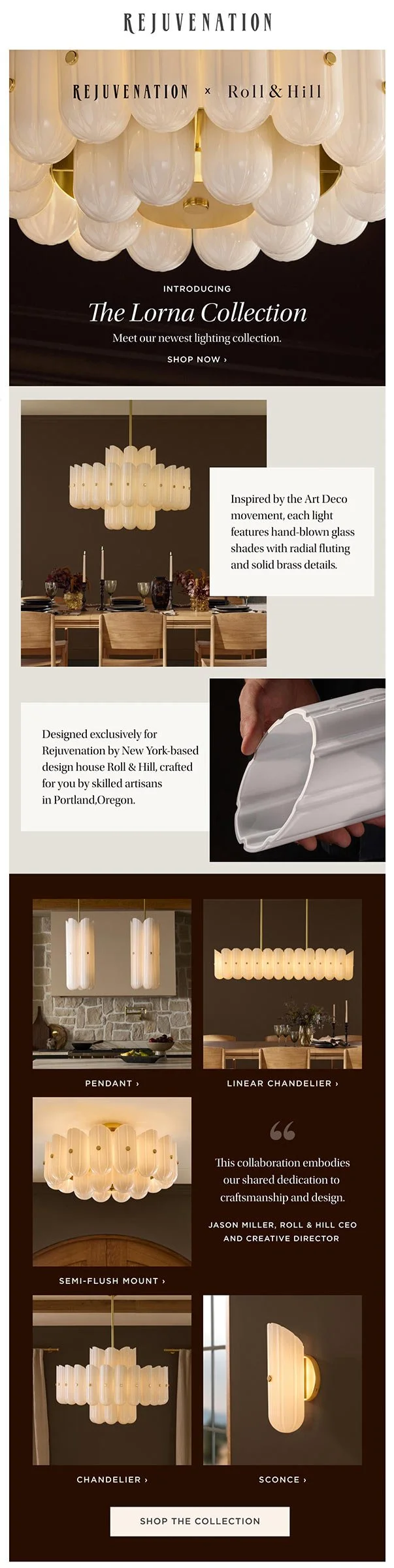 Launch email announcement