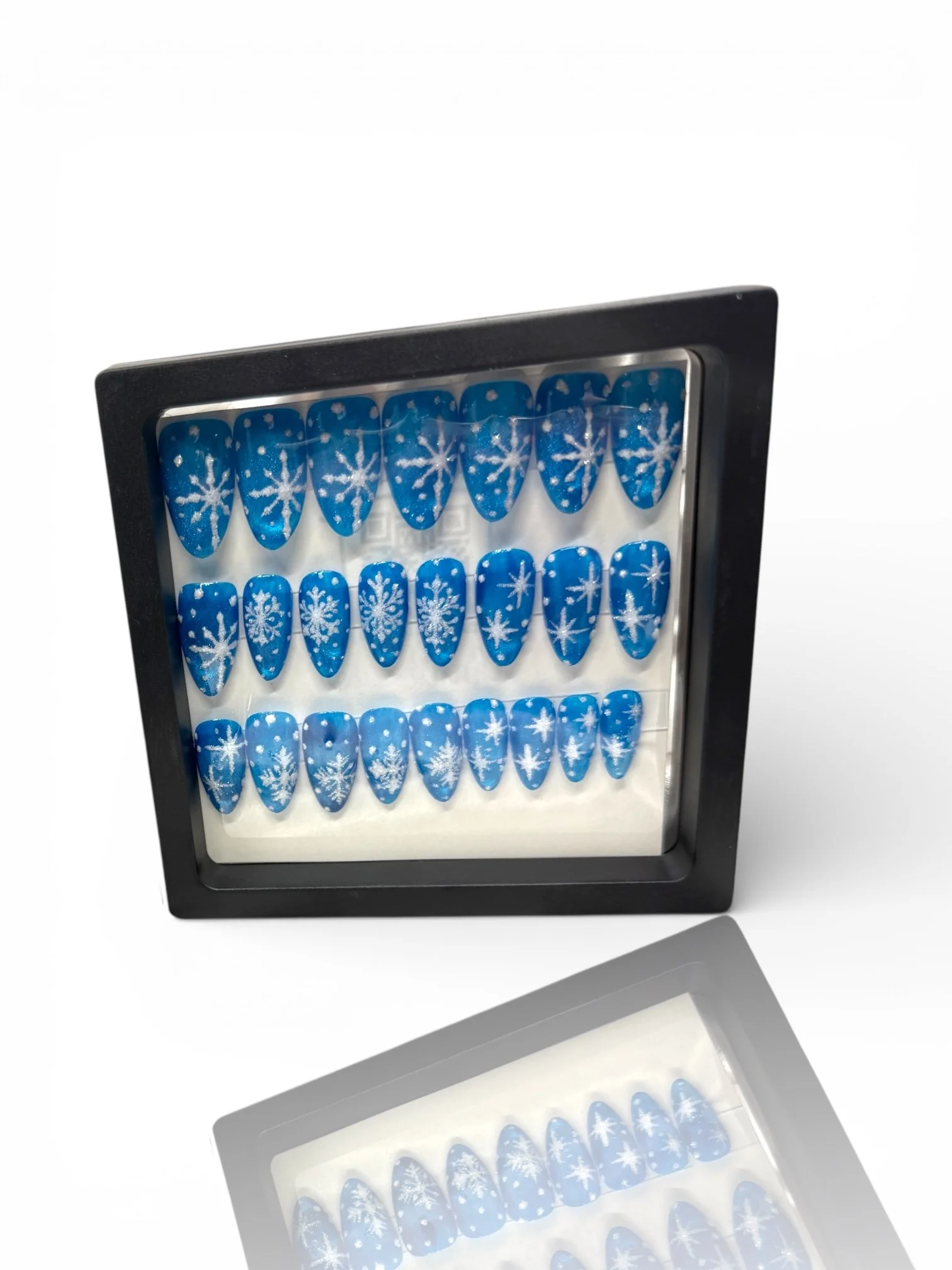 Arctic Sparkle Snowflake-Glossy