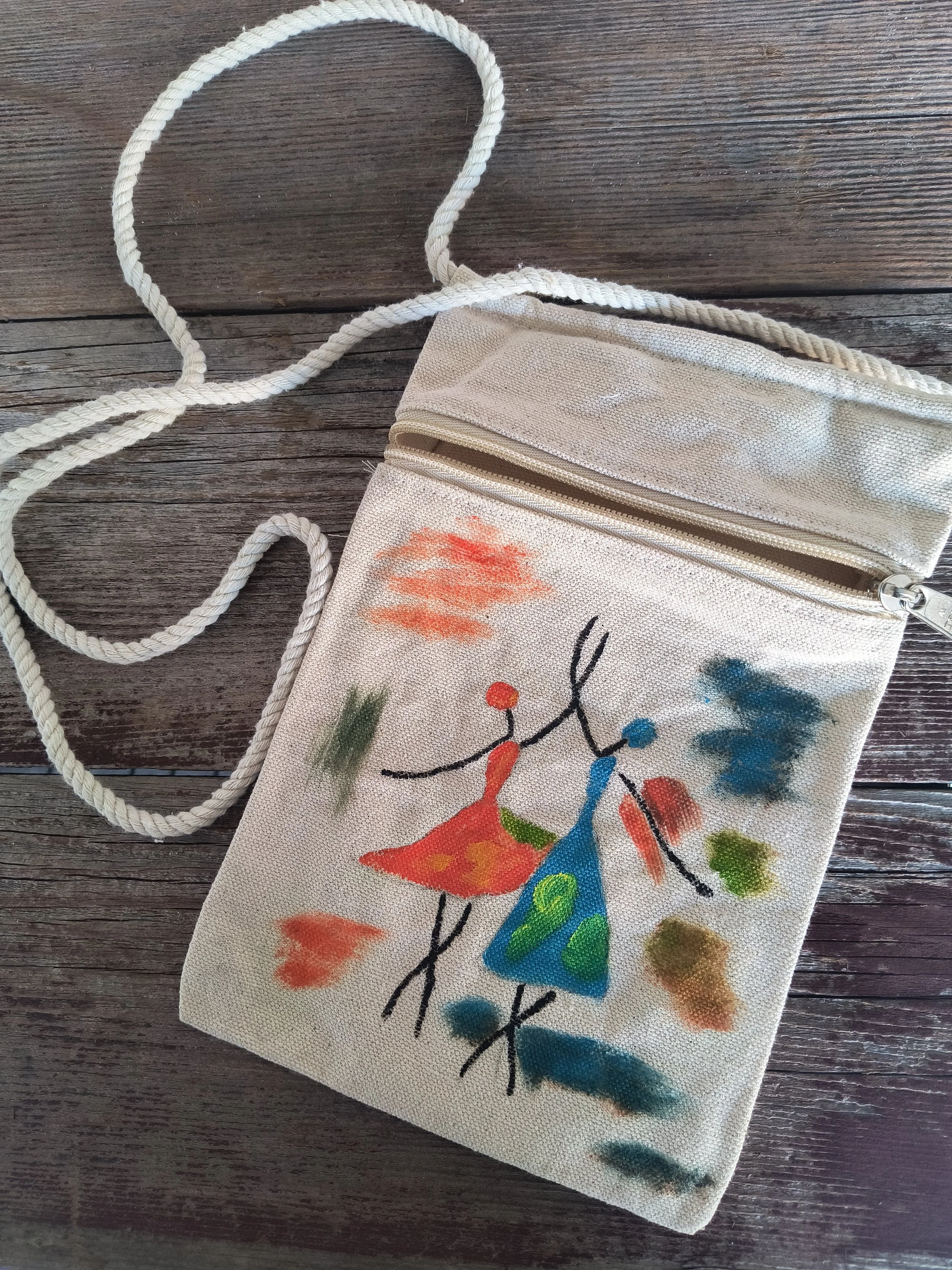 Dancing girls bag (neutral)