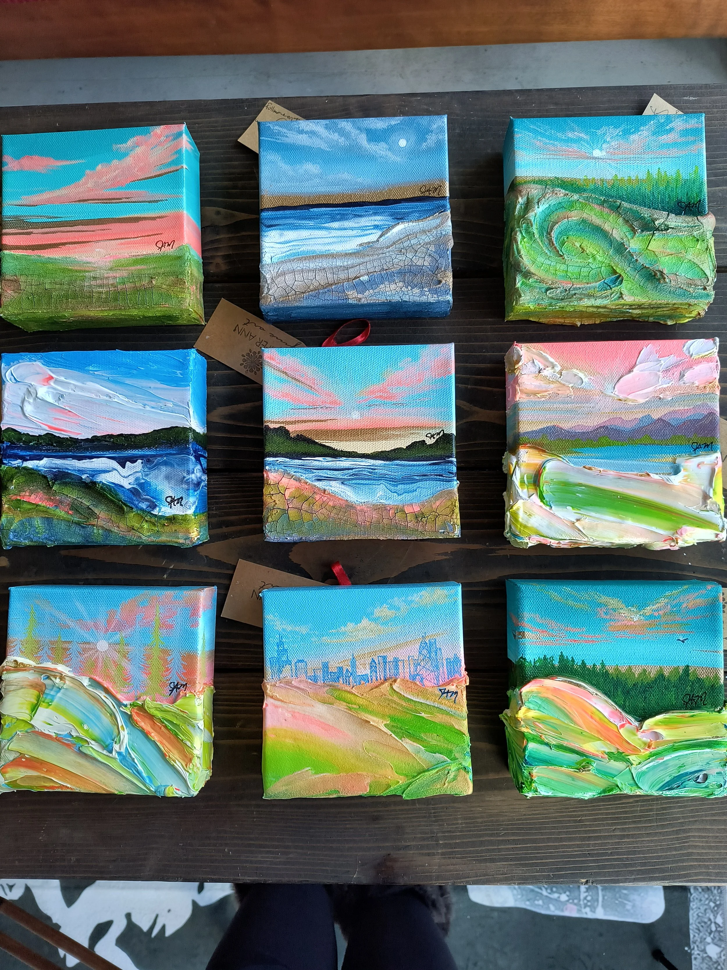 Textured Landscapes (sold as each)