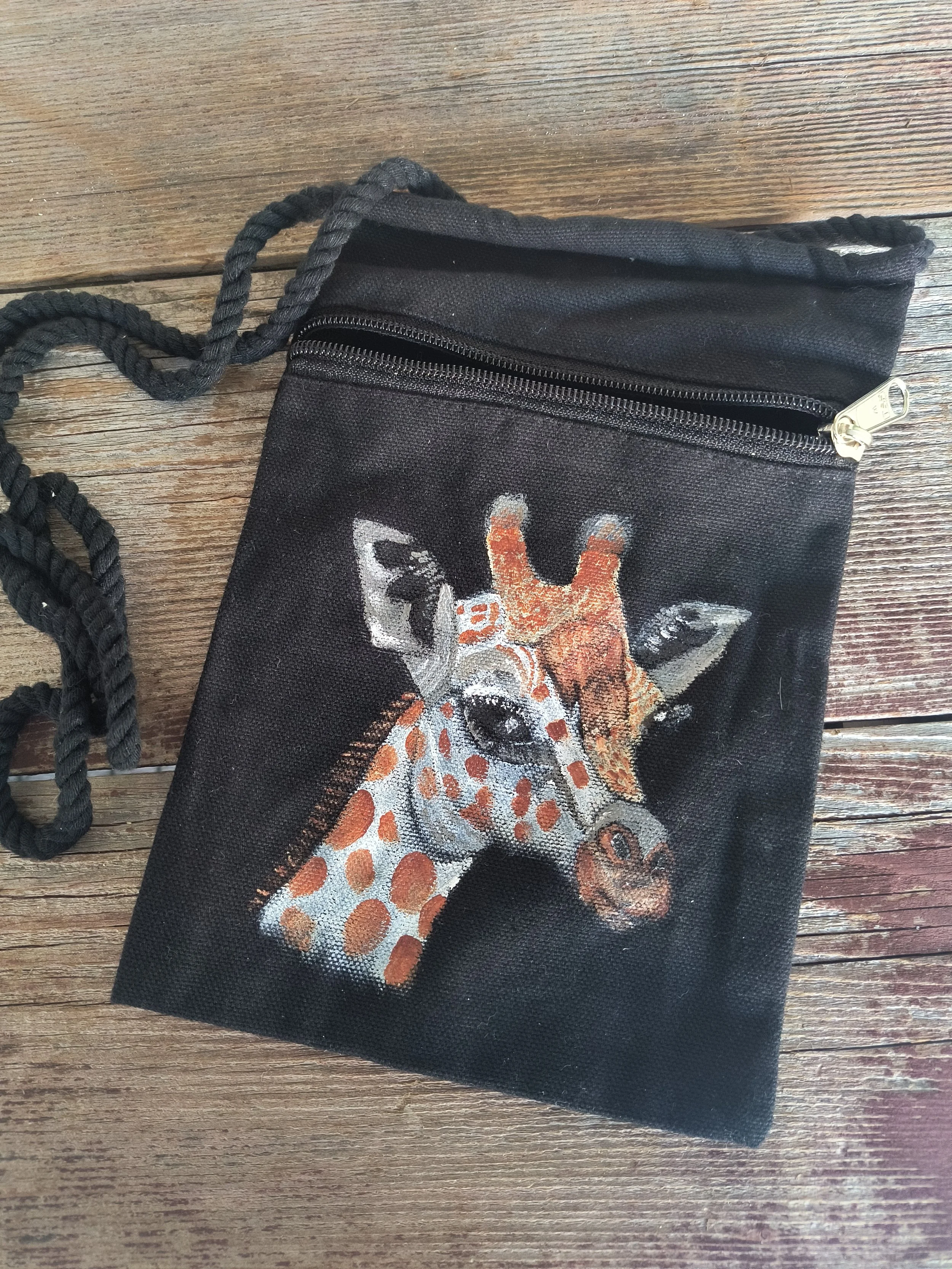 Giraffe bag (black)