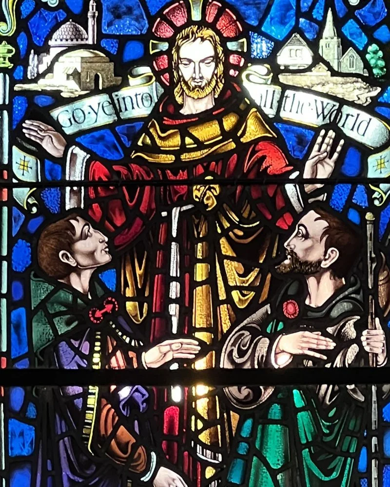 stained glass window