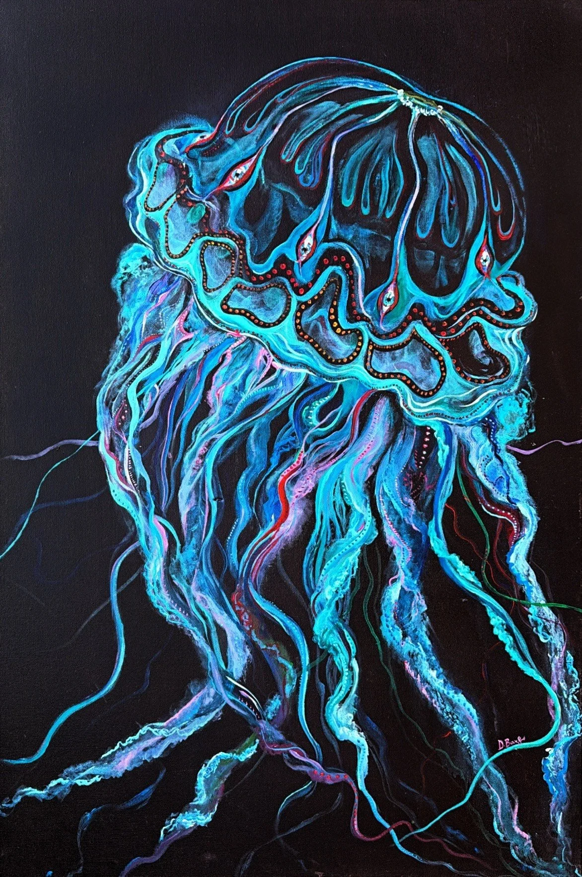 Blue Jelly Canvas
