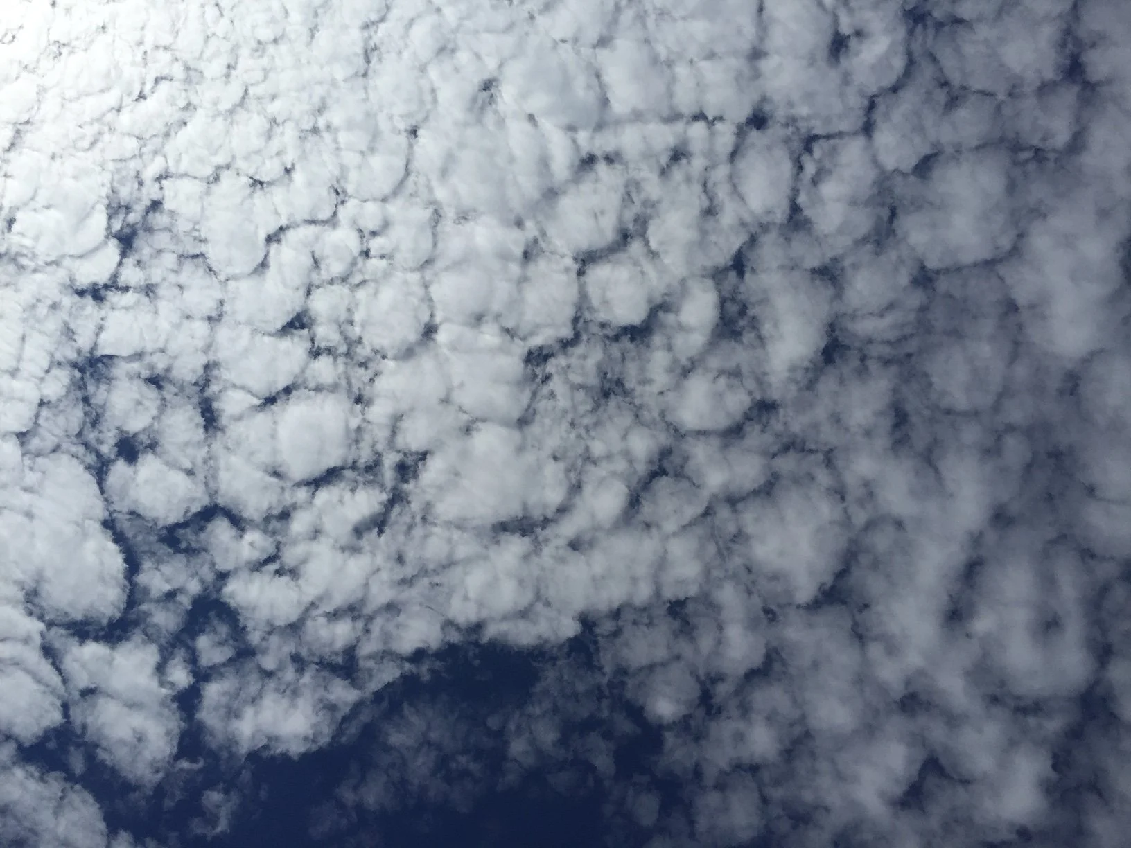 a photo of clouds in the sky