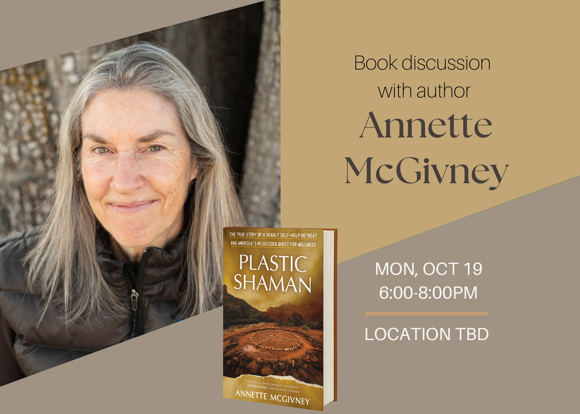 Conversation with Annette McGivney and her new book: Plastic Shaman