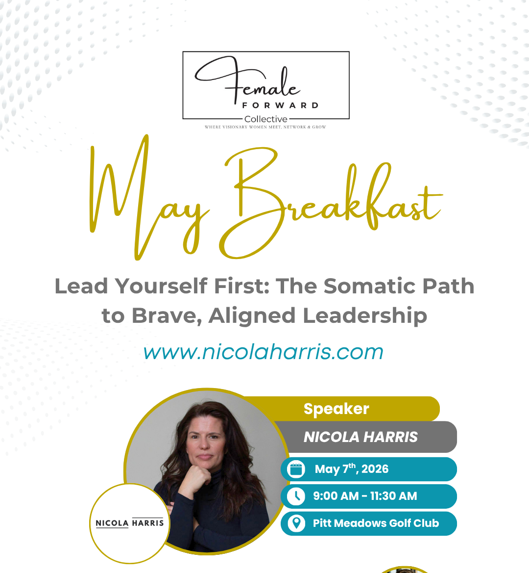 May 7th Breakfast with Nicola Haris - Lead Yourself First: Practical Self-Leadership for Sustainable Growth