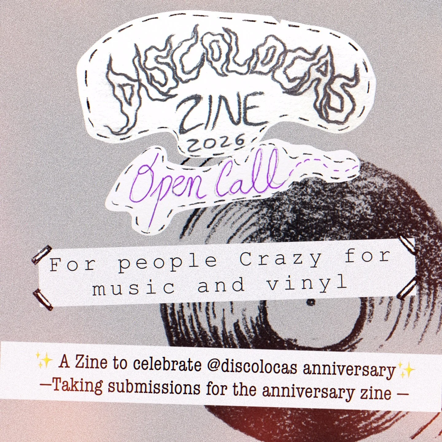 Discolocas Zine celebrates our 4th anniversary ✨This time, we&rsquo;re celebrating with a new Zine, and of course, a big party to celebrate 🎉🎉 

Want to participate and be part of this celebration?
Quieres participar y ser parte de esta celebraci&o