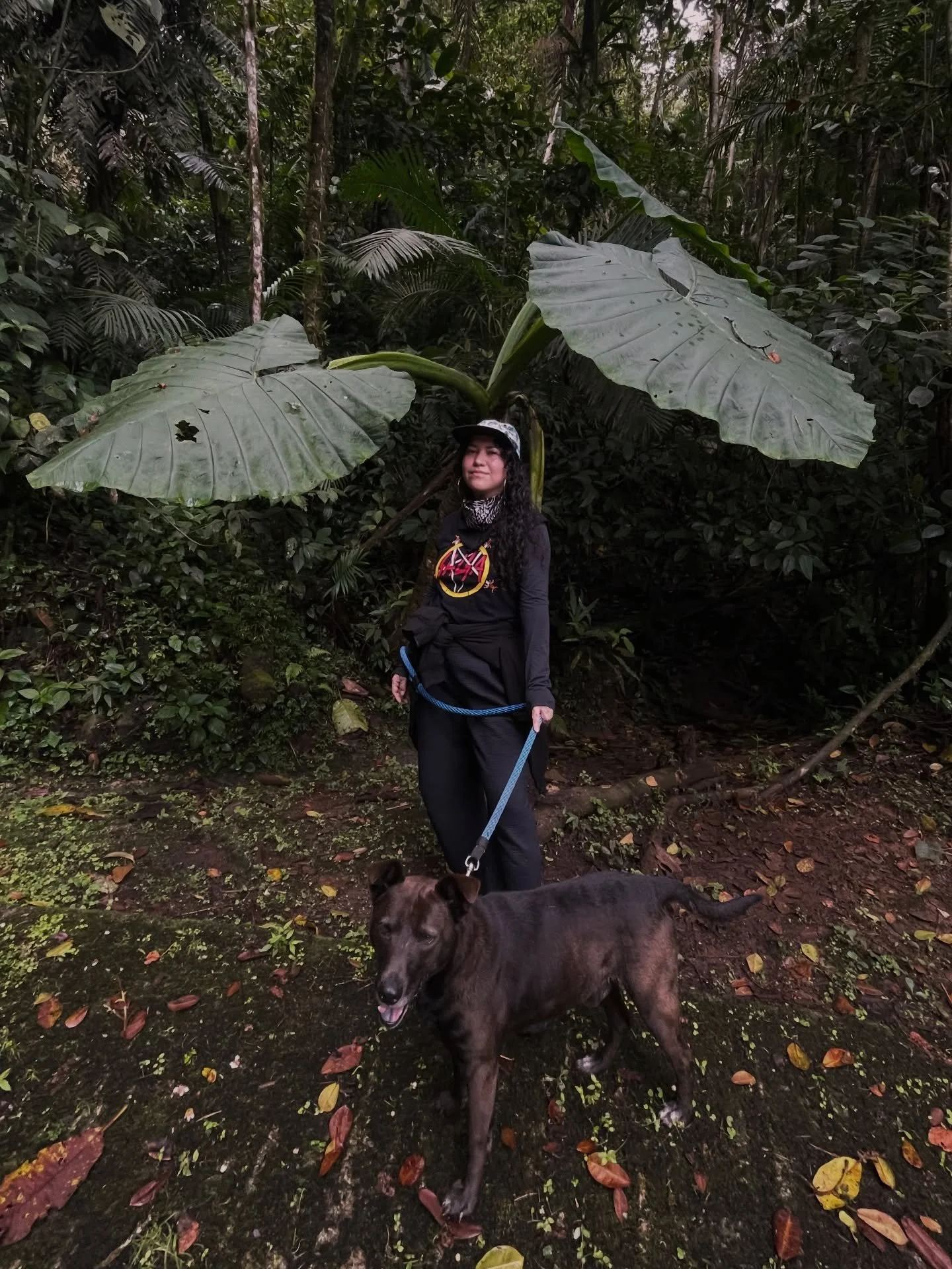 Here with my friend Rayo ⚡️ Plants, drawings, music, and resistencia 💥